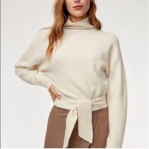 Aritzia Wilfred Loren sweater cream small